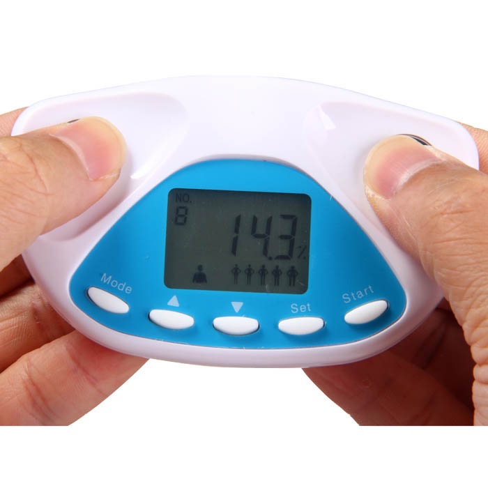 Digital Body Fat Analyzer Monitor Weight Loss Tester with LCD Display