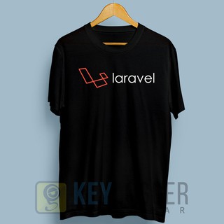 เสื้อยืด พิมพ์ลายโปรแกรมเมอร์ Laravel it 15