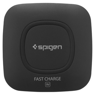 SPIGEN แท่นชาร์จ Essential® F301W Wireless Charger (Ultra Slim) : Black