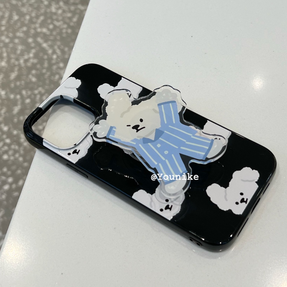 เคสโทรศัพท์มือถือ ลายลูกสุนัข สไตล์เกาหลี สําหรับ 15 14pro 13pro 12promax 11 xr