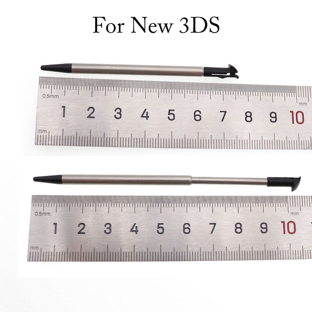ชุดปากกาสไตลัส หน้าจอสัมผัส โลหะ ยืดหดได้ สําหรับ Nintendo New 3DS New 3DS LL XL 1 ชิ้น