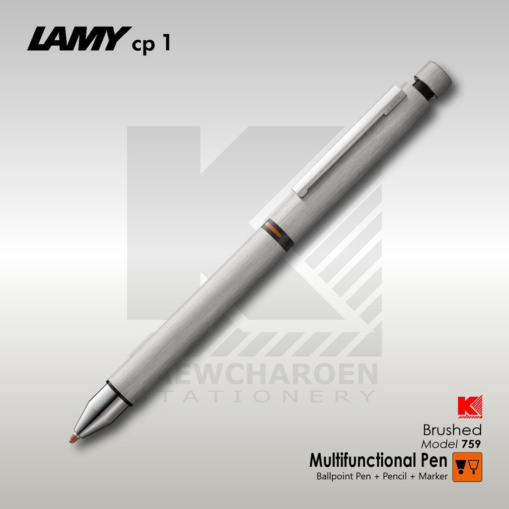 ปากกา 3 ระบบ LAMY CP 1 tri pen brushed [Model 759] ด้ามสีเงินด้าน