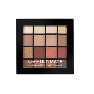 Nyx พาเลตต์อายแชโดว์ 16 สี โทนอุ่นเป็นกลาง