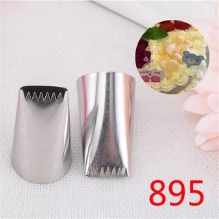 ชุดหัวบีบครีมเบอร์ L200,1D,895,48,47 หัวบีบครีมลายสานตะกร้า(Basket​ Weave)​ หัวบีบครีมเค้ก 1ชุดมี 5 ชิ้น
