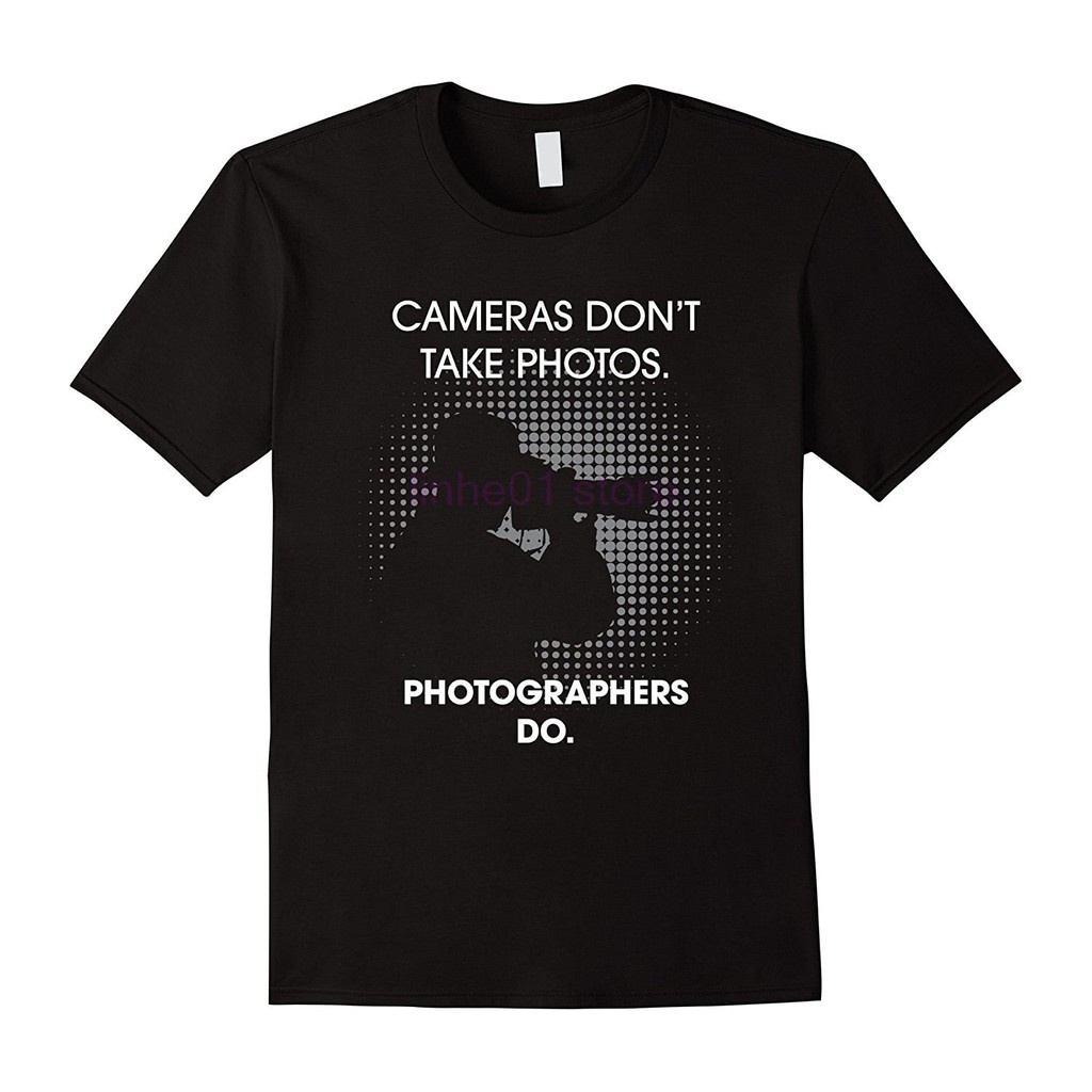 เสื้อยืดแขนสั้น ช่างภาพ คลาสสิก เข้ากับทุกการแต่งกาย เสื้อยืด พิมพ์ลายกล้อง Don't Take Phototyle สไตล์วินเทจ สําหรั