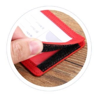 ป้ายห้อยคอ ห้อยบัตรพนักงาน ที่ใส่บัตร สายยืดได้ ป้ายคล้องคอแบบยืดได้ ป้ายหนัง ป้ายใส่บัตร ใส่บัตรนักเรียน บัตร mrt bts