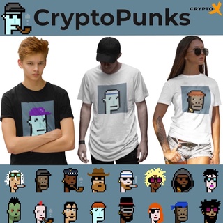 Cryptopunk T-Shirt Premium Cotton