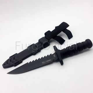 Furg 0120101178 columbia knife มีดเดินป่า มีดสนาม ปลอกพลาสติกแบบABS รุ่น1368A