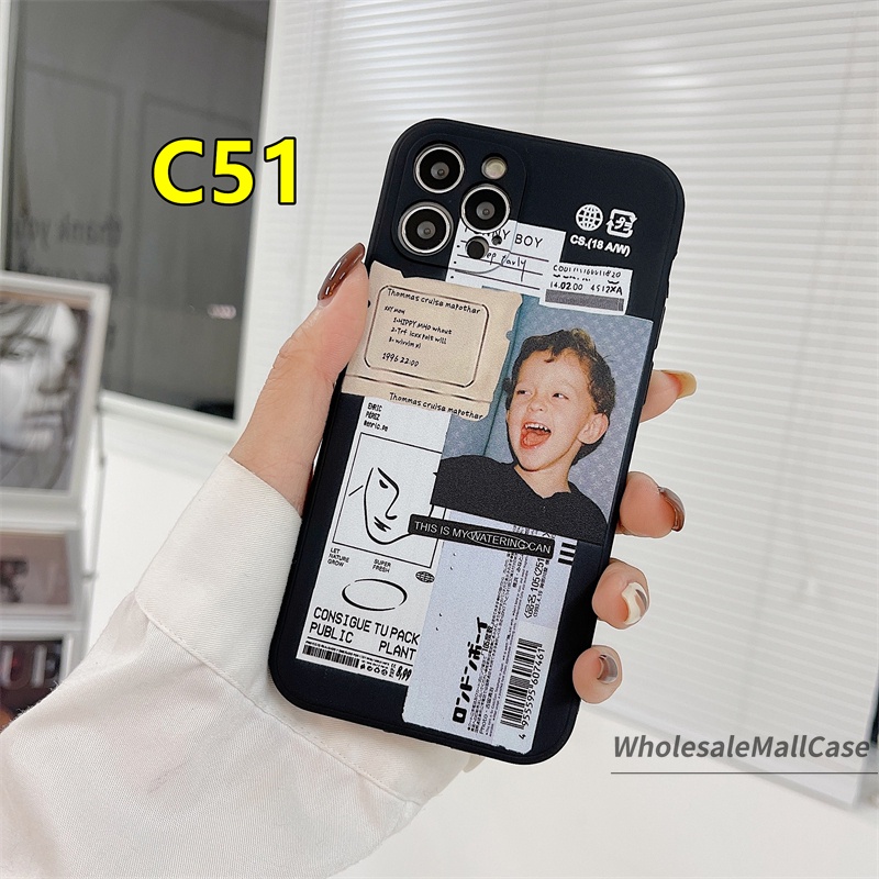 เคส ซิลิโคน Realme 5S 5 5i 6i C11 C20 C20 C15 C12 C11 2021 C21Y C25S C20A C17 7i C1 C2 C3 C3i Realme Narzo 20 10 Happy Boy Couple Shatter-resistant Mobile Phone Case #8