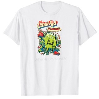 [S-5XL] เสื้อยืดแขนสั้น คอกลม ผ้าฝ้าย ลาย Kawaii Cthulhu overd MBfdbh86DNcpkd86 สําหรับผู้ชาย