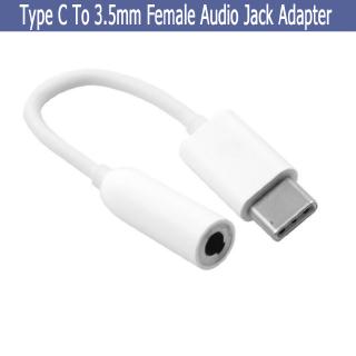 Type-C to 3.5mm Earphone cable Adapter usb 3.1 Type C USB-C male to 3.5 AUX audio female Jack