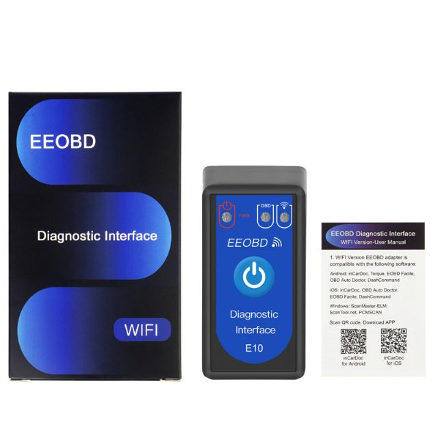 Super WiFi OBD2 Car Diagnostics Scanner Scan Tool for iPhone iOS Android PC