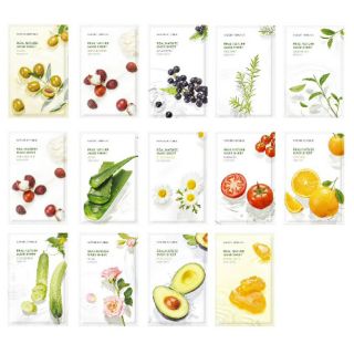 แผ่นมาส์กหน้า เนเจอร์ รีพับลิค Nature Republic Real Nature Mask Sheet ของแท้