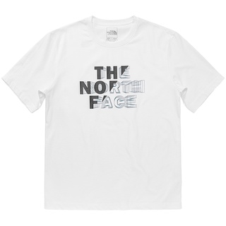 เสื้อยืดแขนสั้น ผ้าฝ้าย พิมพ์ลาย TheNorthFace North แฟชั่นฤดูร้อน สําหรับคู่รักS-5XL