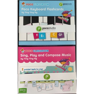 Poco Classroom Keyboard Flashcards by Ying Ying Ng Playcards…