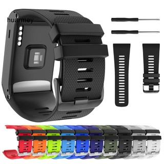 ☁Hu สายนาฬิกาข้อมือ ปรับได้ แบบเปลี่ยน สําหรับ Garmin Vivoactive HR