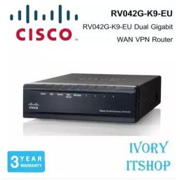 Cisco RV042G-K9-EU Dual Gigabit WAN VPN Router