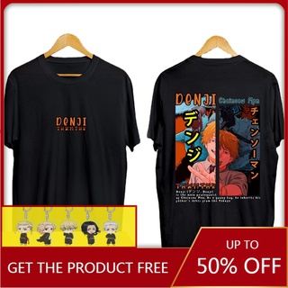 เสื้อยืด// CHAINSAW MAN Cosplay T shirt MANGA DENJI Costume Tops Short Sleeve Anime Tee Shirt Graphic Casual Unisex