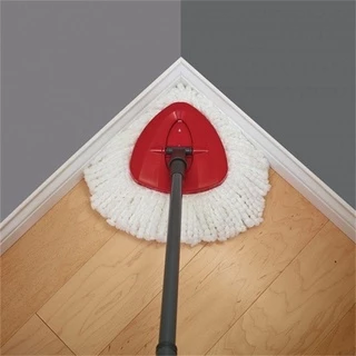 NARCIS เปลี่ยน Easy Clean Spin Mop สามเหลี่ยมไมโครไฟเบอร์สําหรับ O-Cedar/Vileda