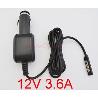 ที่ชาร์จแบตในรถ High Quality 12V 3.6A Car Power Supply Adapter Charger for Microsoft MS Surface Pro 1 2 10.6" For Surface 2/RT/PRO/PRO2