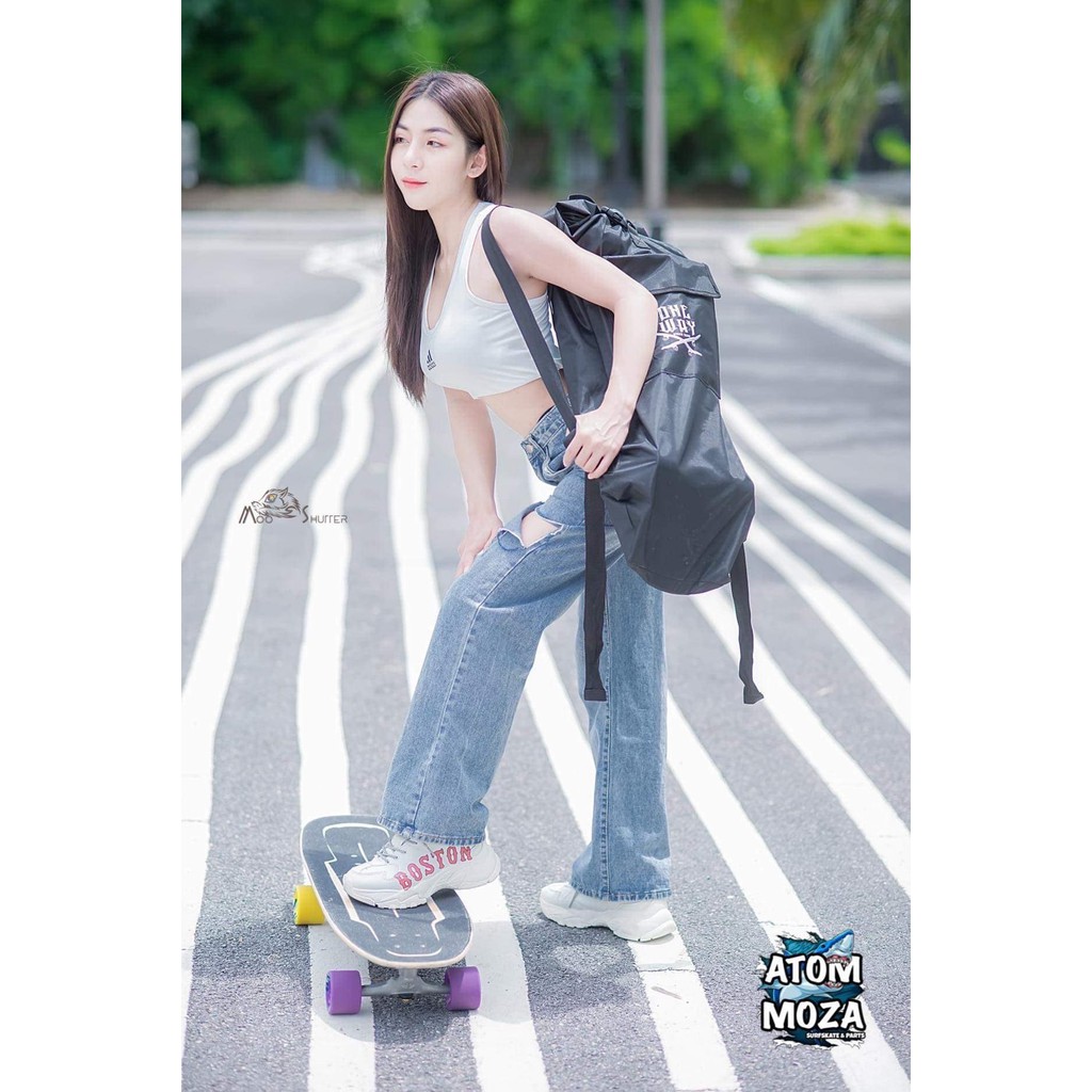 กระเป๋าเซิฟสเก็ต Surfskate ONEWAY, สเก็ตบอร์ด Skateboard กันน้ำ 100% ราคา ถูกที่สุด ดีลบีเคเค แกลเลอรีภาพที่ 3