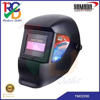 Yamada หน้ากากปรับแสงเชื่อมอัตโนมัติ สีดำ YMD 2200