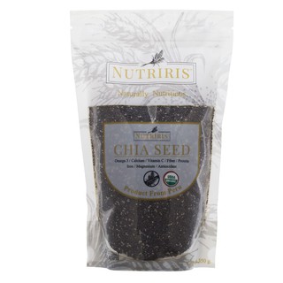 นูทรีริสเมล็ดเชีย 350กรัม Nutryris Chia Seed 350 grams