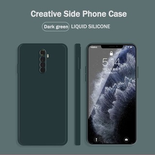 Straight Cube Phone Case For OPPO Reno 3 3PRO 4 4PRO 4SE 5 5PRO 6 6PRO + Soft  Shockproof Cover Protection Casing