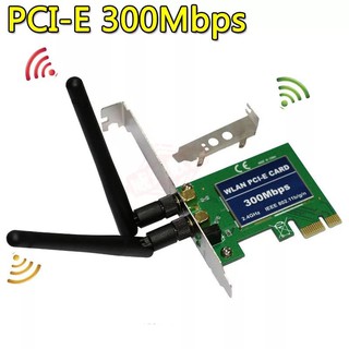 Dual Band 300Mbps WiFi PCIe Wireless Wifi Wifi Wifi 2.4G 802.11ac Wi-Fi สำหรับ PC