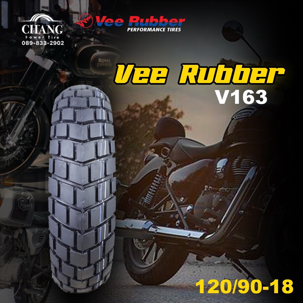120/90-18 ยี่ห้อ VEE RUBBER รุ่น VRM 163 ปี24