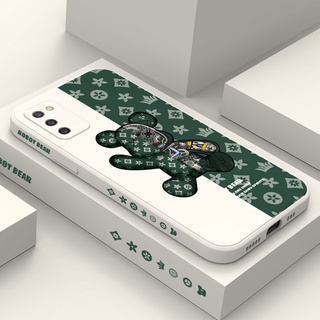 เคสโทรศัพท์มือถือ ลายหมี สุดเท่ แบบสร้างสรรค์ สําหรับ Samsung Galaxy รุ่น A53 A33 A13 A03 A03S A03 Core