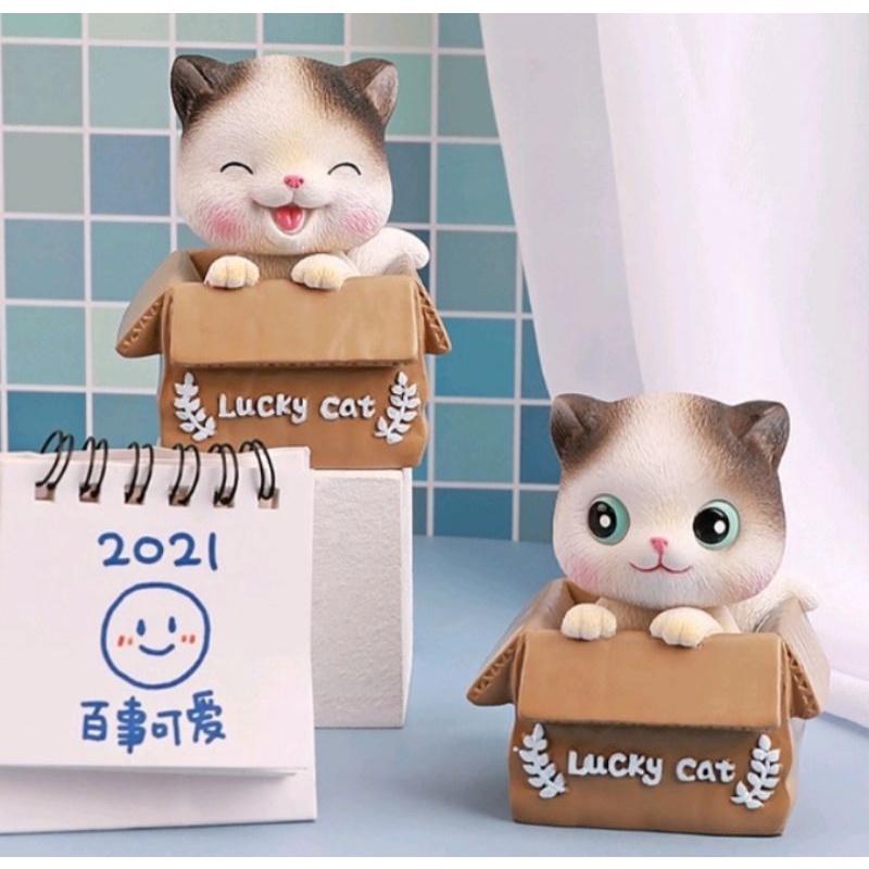 ตุ๊กตาแต่งเค้ก  แมวกล่อง  ใช้แต่งเค้ก - รูปที่ 7