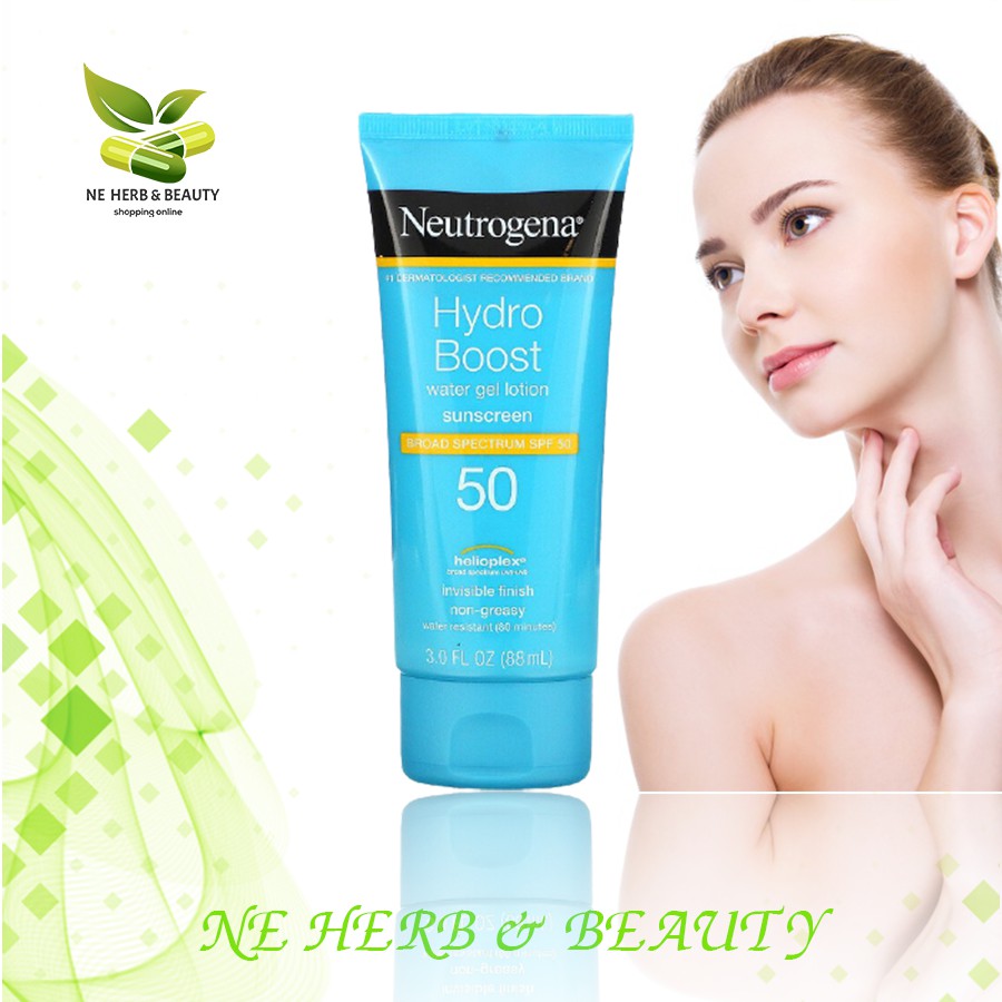 hydro boost water gel lotion spf 50
