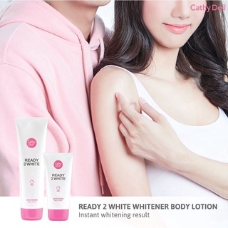 โลชั่นน้ำนมทาผิวขาว เปร่งประกาย Cathy Doll Ready 2 White Whitener Body Lotion หลอด150ml ของแท้100%