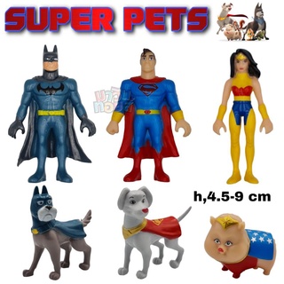 ฟิกเกอร์ โมเดล ฮีโร่ ดีซี ซุปเปอร์ เพ็ท super pets 6 แบบ