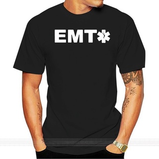 [COD]เสื้อยืดคอกลม พิมพ์ลายข้อความ Add Your Name Text to Our Custom Ems Ems Ambulance แฟชั่นสําหรับผู้ชายS-5XL