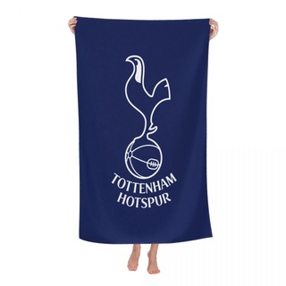 Tottenham Hotspur F.C. ผ้าขนหนูไมโครไฟเบอร์ แบบแห้งเร็ว น้ําหนักเบา ลายโลโก้ เหมาะกับเดินชายหาด สําหรับอาบน้ํา