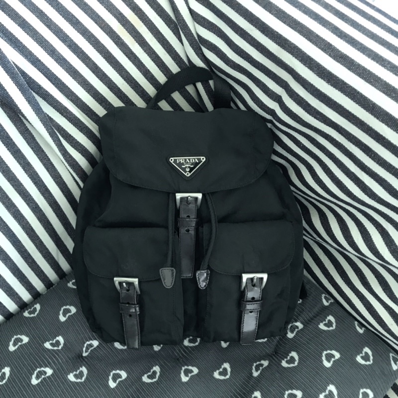 🔥RARE ITEM🔥 PRADA DARK GREEN NYLON MINI BACKPACK