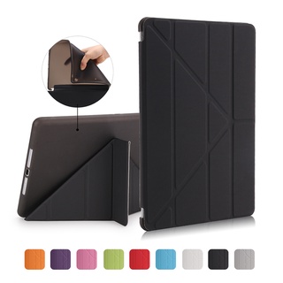 เคสสำหรับ iPad 9.7 Gen5/6 / Air1 / Air2 สำหรับiPad2/3/4 Mini1/2/3/4/5/6 Mini6 สามารถพับสามเหลี่ยม เคสซิลิโคนนิ่มอย่างดี