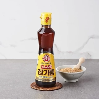ottogi sesame oil น้ำมันงาเกาหลี 오뚜기 고소한 참기름 80ml/320ml/160ml/110ml