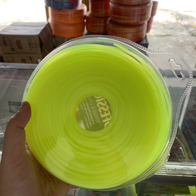 เอ็นตัดหญ้าแบบเหลี่ยม ขนาด2.5mm (0.5กิโล/80 เมตร อย่างดี เหนียว ทน ไม่กรอบ) เอ็นตัดหญ้า เอ็นทนทาน - รูปที่ 5