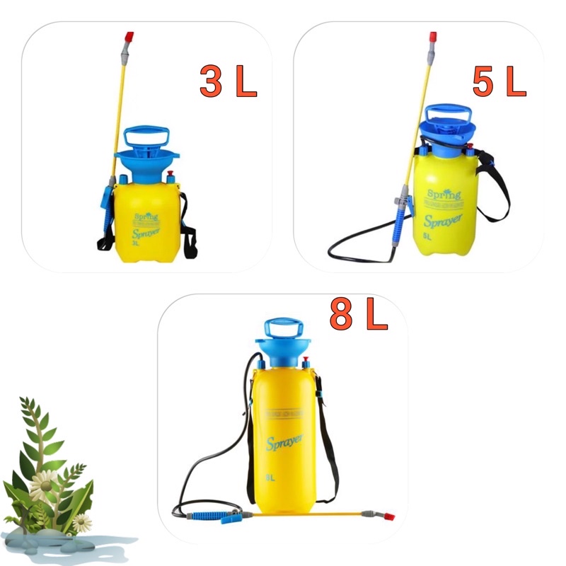 ‼️โปรสุดพิเศษ‼️แท้ ถังพ่นยา SPRING SX-CS3A 3 ลิตร 5 ลิตร 8 ลิตร สามารถพ่นแอลกอฮอล์ได้