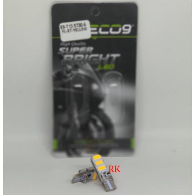 T10 ไฟ LED TWILIGHT ไฟฉายสีเหลือง - PNP LED MOTORCYCLE TURN SIGNAL ไฟ - ไฟสีเหลือง STRBE CITY