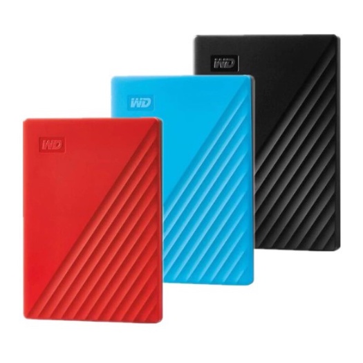 WD ฮาร์ดดิสพกพา External HDD 1TB รุ่น NEW My Passport ,USB3.0 WDBYVG0010BBK WDBYVG0010BRD WDBYVG0010