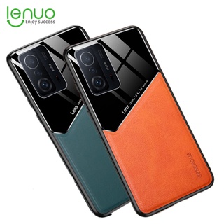 Lenuo เคสโทรศัพท์หนัง กันกระแทก หรูหรา สําหรับ Xiaomi 11T Pro 2 in 1