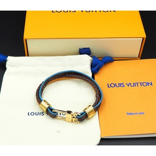 [2023] ใหม่ สร้อยข้อมือหนังวัวแท้ 925 ทองเหลือง