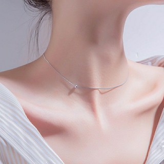 ° สร้อยคอมินิมอล • Silver Minimal Necklace