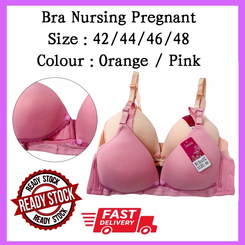 42-48 Cup C/D Non-Wired Nursing ตั้งครรภ์ให้นมบุตรขนาดใหญ่ Bra Menyusu ขนาด Besar Bra162 奶内衣