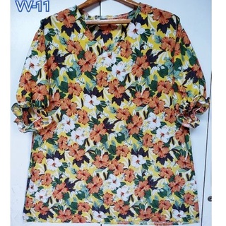 เสื้อไซส์ใหญ่ อวบ อ้วน คอวี แขนตุ๊กตา