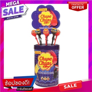 จูปาจุ๊ปส์ ทัง เพ้นท์เทอร์ อมยิ้มรวมรส ขนาด 11 กรัม กล่อง 50 ไม้ Chupa Chups Tongue Painter 11 g x 50 pcs